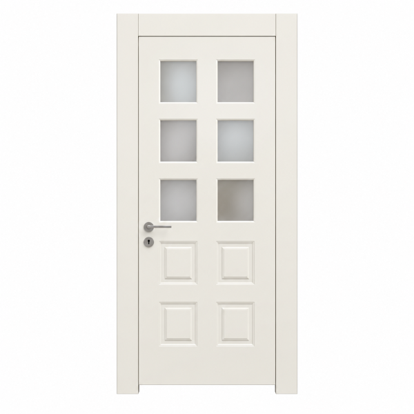 BY-4028V  Porte intérieure laqué Vitrée